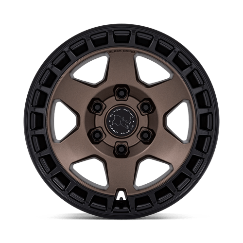 Black Rhino Hard Alloys BR022 BAHARI 17x8.5 -10 Burnt Bronze with Matte Black Lip