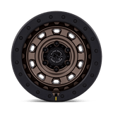 Black Rhino Hard Alloys Xplorer 17x9 +12mm Burnt Bronze with Matte Black Lip