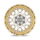 Black Rhino HOLCOMB 17x9.5 +12 Gloss Gold with Mirror Cut Face   truck wheel