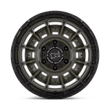 Black Rhino LEGION 20x10 -18mm Olive Drab Green with Black Lip