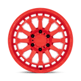 Black Rhino Raid 17x8.5 0 Matte Red   truck wheel