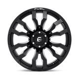 Fuel D673 Blitz 20x9 +20 Gloss Black Milled 6x139.7 premium truck wheel