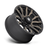 Fuel 1PC Blitz 18x9 -12mm Matte Black with Machined Spokes and a Smoke Tint