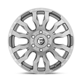 Fuel 1PC Blitz 20x9 +20mm Brushed Gunmetal Gray with Smoke Tint