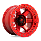 Fuel 1PC Block Beadlock Red wheel