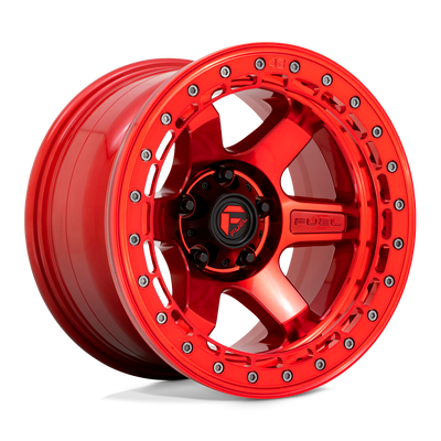 Fuel 1PC Block Beadlock Red wheel