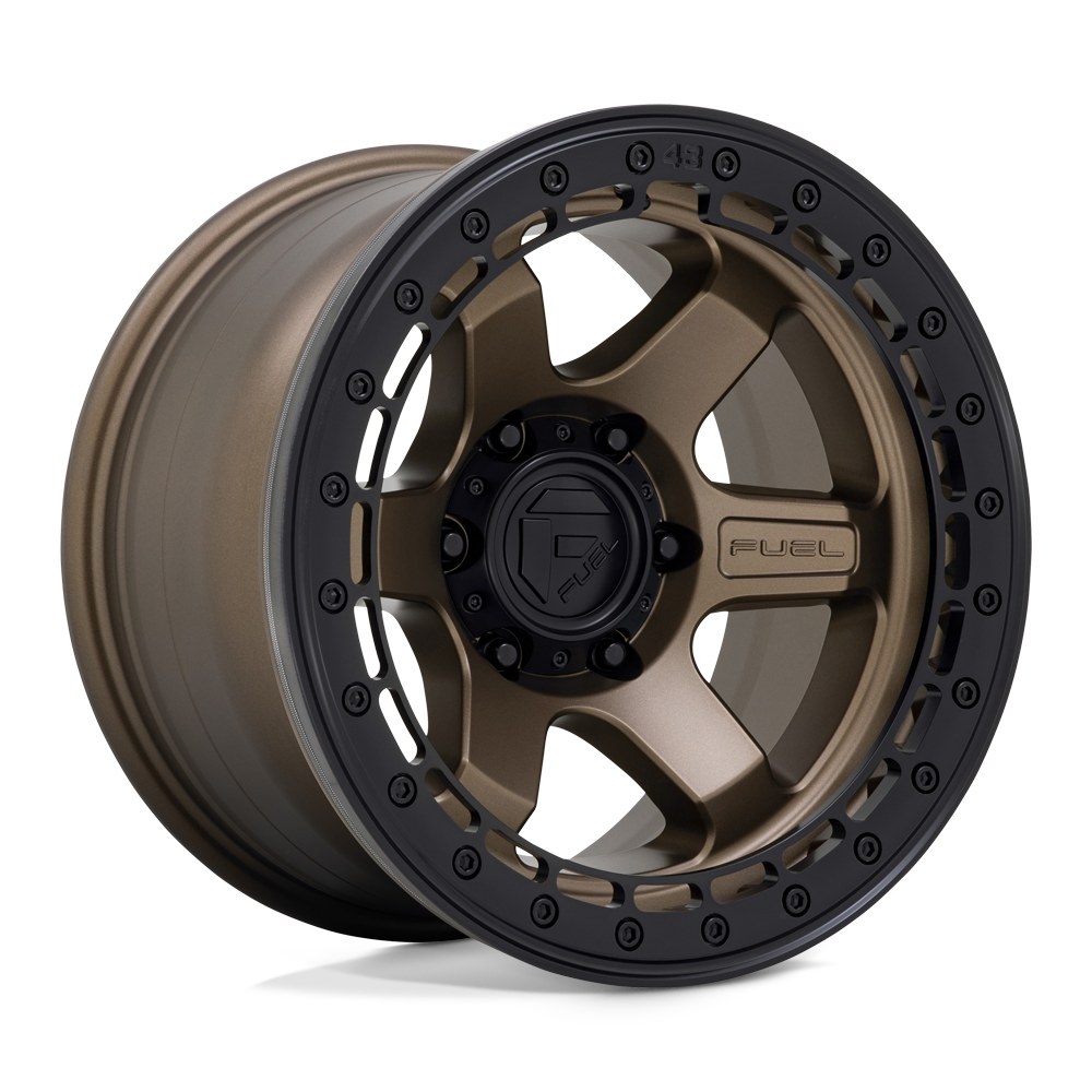 Fuel 1PC D124 BLOCK BEADLOCK Bronze wheel