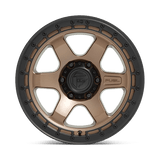 Fuel 1PC D751 BLOCK 17x9 +1mm Matte Bronze With Black Ring (6x120)