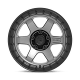 Fuel D752 Block 18x9 +20 Matte Gunmetal with Black Ring 6x114.3 premium truck wheel