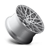 Rotiform BLQ 18x8.5 +35 silver machined spoke faces outer lip premium Euro wheel