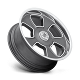 US Mag 1PC U125 BOULEVARD 20x8 +1mm Matte Gun Metal