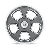 US Mag 1PC U125 BOULEVARD 20x8 +1mm Matte Gun Metal