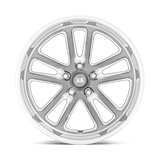 US Mag 1PC Bullet 24x9 +1mm Textured Anthracite with Milled Spokes