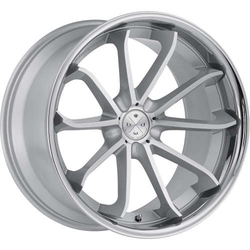 Blaque Diamond BD-23 Silver Chrome wheel