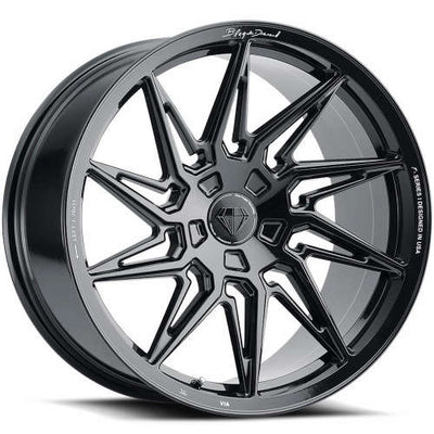 Blaque Diamond BD-F20 Gloss Black wheel
