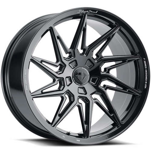 Blaque Diamond BD-F20 Gloss Black wheel