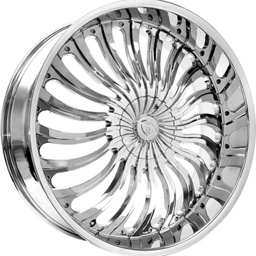 Borghini B24 Chrome Wheel