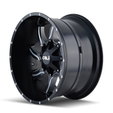 Cali Off-Road TWISTED 9102 Satin Black Milled