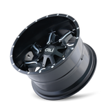 Cali Off-Road TWISTED 9102 Satin Black Milled