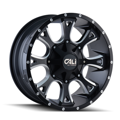 Cali Off-Road ANARCHY 9103 Satin Black Milled wheel