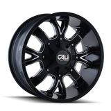 Cali Off-Road DIRTY 9104 Satin Black Milled wheel