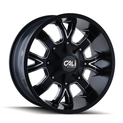 Cali Off-Road DIRTY 9104 Satin Black Milled wheel