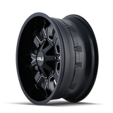 Cali Off-Road DIRTY 9104 Satin Black Milled