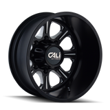 Cali Off-Road Brutal 9105 20x8.25 Satin Black Milled premium truck wheel