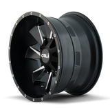 Cali Off-Road DISTORTED 9106 Satin Black Milled