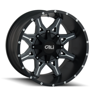Cali Off-Road OBNOXIOUS 9107 Satin Black Milled wheel