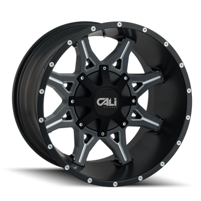 Cali Off-Road OBNOXIOUS 9107 Satin Black Milled wheel