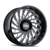 Cali Off-Road SWITCHBACK 9108 Gloss Black Milled wheel