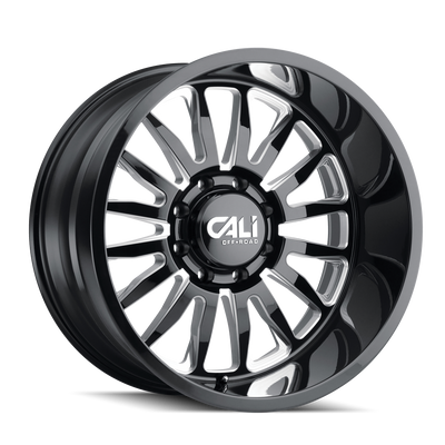 Cali Off-Road SUMMIT 9110 Gloss Black Milled wheel