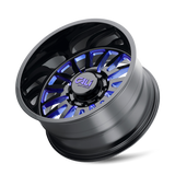 Cali Off-Road SUMMIT 9110 Gloss Black Milled Prism Blue