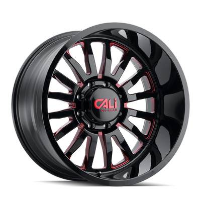 Cali Off-Road SUMMIT 9110 Black Milled Prism R wheel