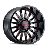 Cali Off-Road SUMMIT 9110 Black Milled Prism R wheel