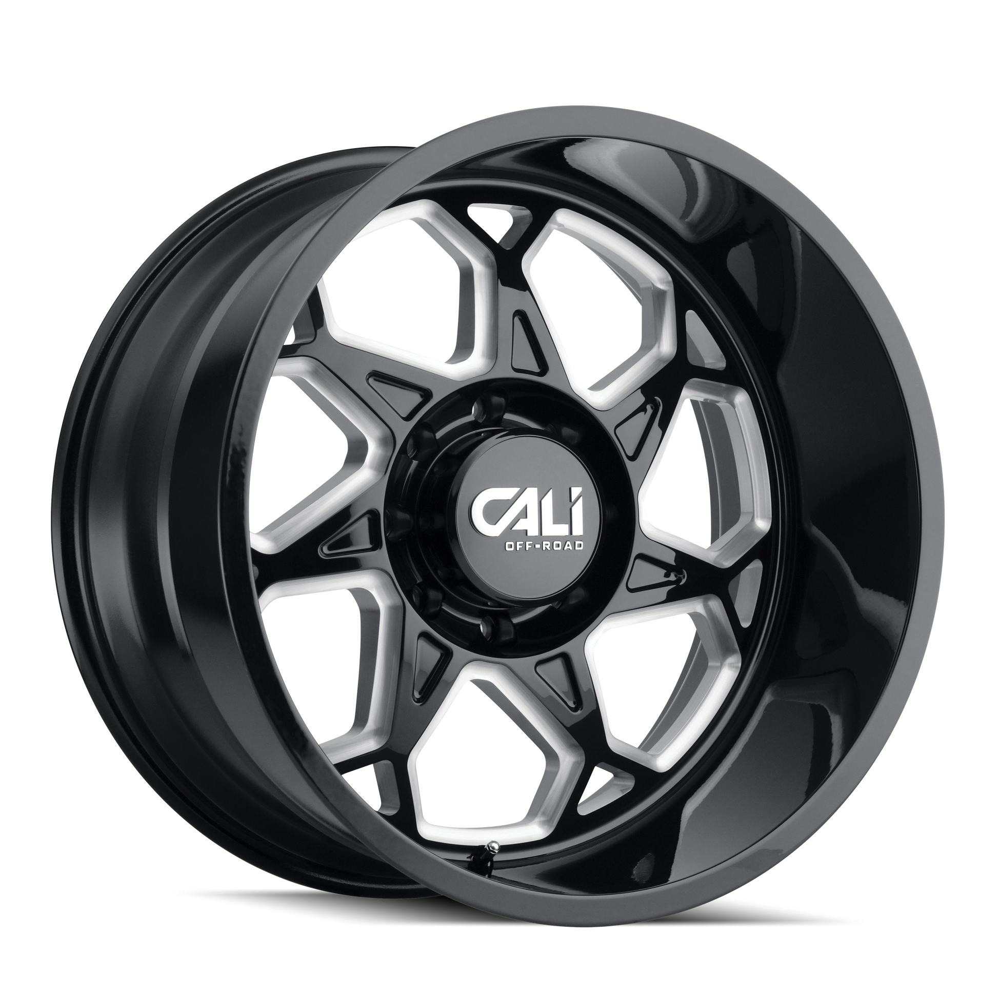 Cali Off-Road SEVENFOLD 9111 Gloss Black Milled
