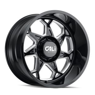 Cali Off-Road SEVENFOLD 9111 Gloss Black Milled