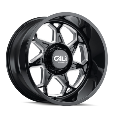 Cali Off-Road Sevenfold Black with Milled Sp wheel