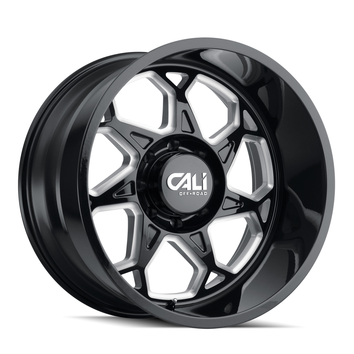 Cali Off-Road Sevenfold Black with Milled Sp wheel