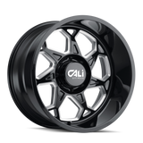 Cali Off-Road Sevenfold Black with Milled Sp wheel