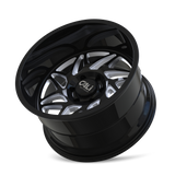 Cali Off-Road GEMINI 9112 Gloss Black Milled