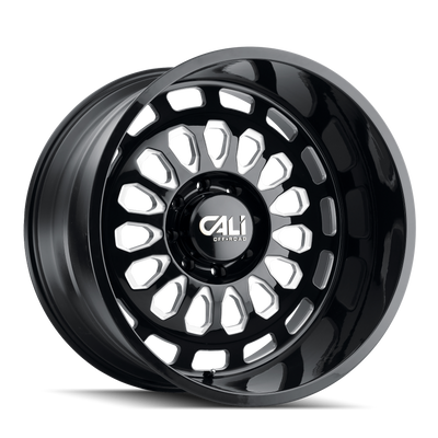 Cali Off-Road PARADOX 9113 Gloss Black Milled wheel