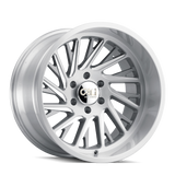 Cali Off-Road Purge Brushed with a Clear wheel