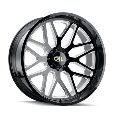Cali Off-Road INVADER 9115 Gloss Black Milled wheel