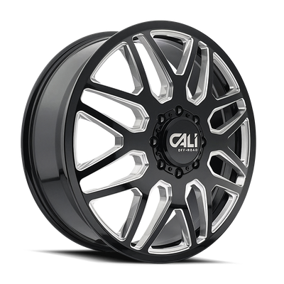 Cali Off-Road INVADER DUALLY 9115D Gloss Black Milled wheel