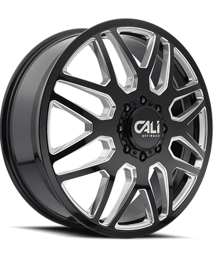 Cali Off-Road INVADER DUALLY 9115D Gloss Black Milled