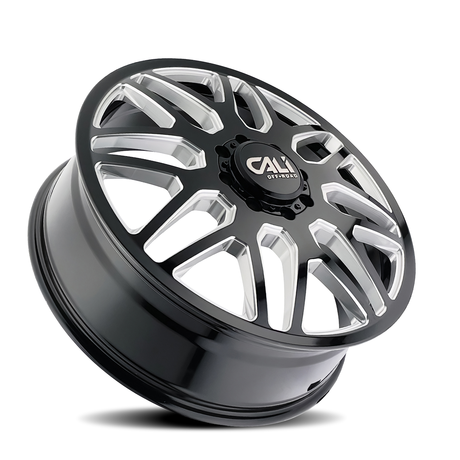 Cali Off-Road INVADER DUALLY 9115D Gloss Black Milled