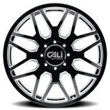 Cali Off-Road INVADER DUALLY 9115D Gloss Black Milled