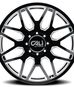 Cali Off-Road INVADER DUALLY 9115D Gloss Black Milled